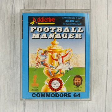Football Manager Commodore 64 játék borítója