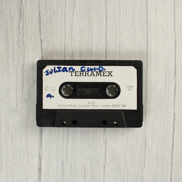 Terramex Commodore 64 fekete adathordozó kazetta