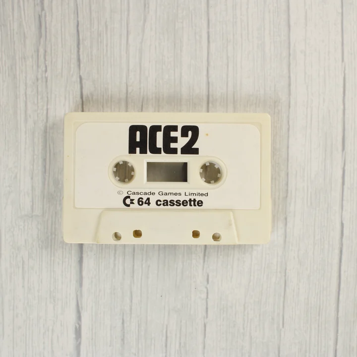 ACE 2 C64 kazetta ACE 2 Commodore 64 fehér adathordozó kazetta