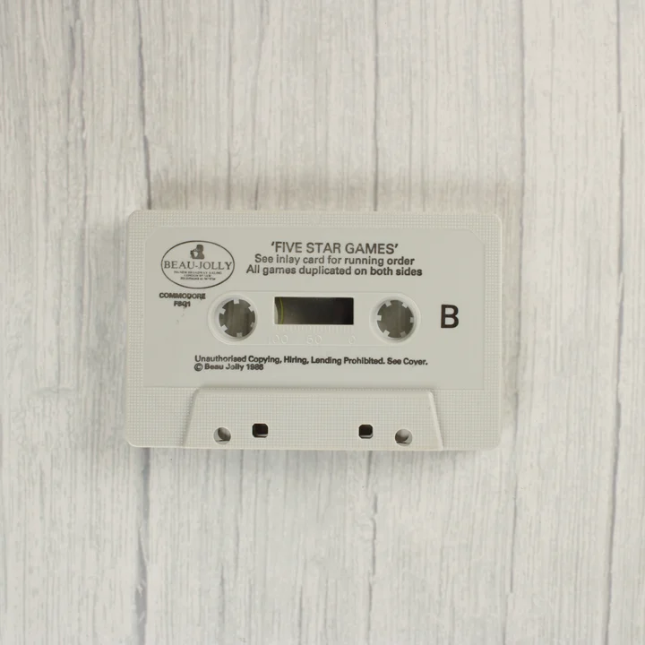 Five Star Games fehér színű adatkazetta