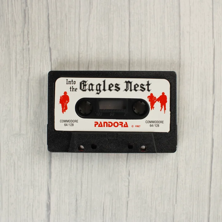 Into the Eagles Nest C64 kazetta Into the Eagles Nest Commodore 64 adathordozó kazetta