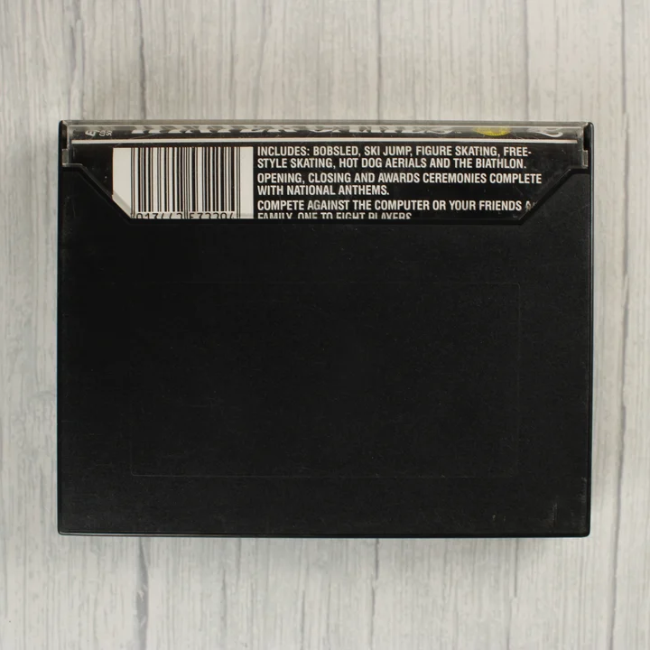 Winter Games Commodore 64 játék tokja hátulról