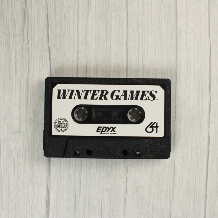 Winter Games Commodore 64 adatkazetta