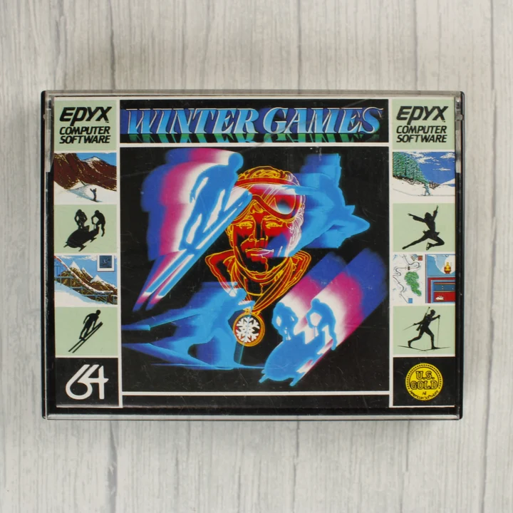 Winter Games Commodore 64 játék tokja elölről