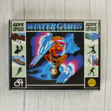 Winter Games Commodore 64 játék tokja elölről
