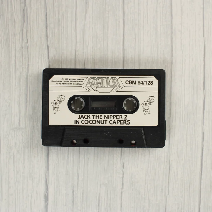 Jack the Nipper II fekete adatkazetta