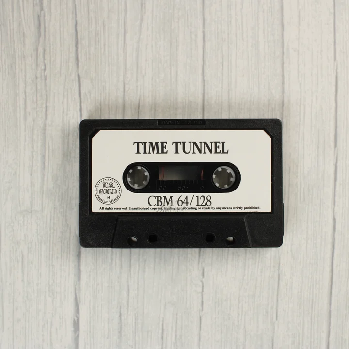 Time Tunnel C64 kazetta Time Tunnel videójáték kazetta Commodore 64-hez