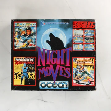 Night Moves Commodore 64 videójáték válogatás doboza