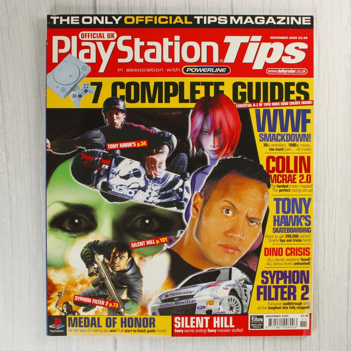 Official UK PlayStation Tips magazin borító Az Official UK PlayStation Tips magazin 2000. novemberi számának borítója