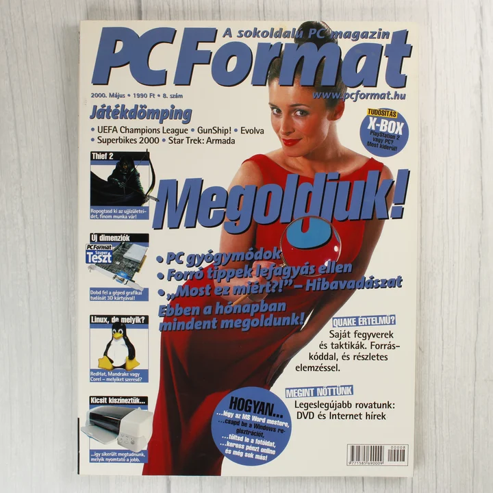 A PC Format magazin 2000. májusi számának címlapja