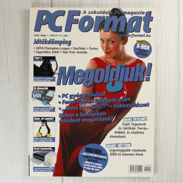 A PC Format magazin 2000. májusi számának címlapja