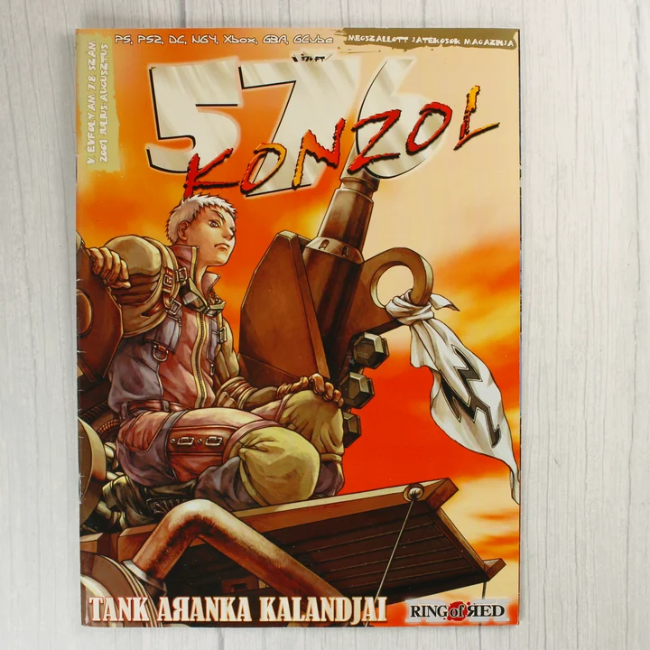 Az 576 Konzol magazin 2001. július-augusztusi számának borítója