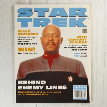 A Star Trek Monthly magazin 35. számának címlapja Benjamin Sisko kapitánnyal.