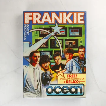 Frankie Goes to Hollywood Commodore 64 játék dobozának eleje