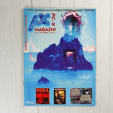 A PC-X magazin 1995. februári számának borítója
