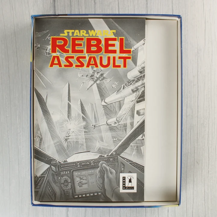 Star Wars Rebel Assault használati útmutató a dobozban