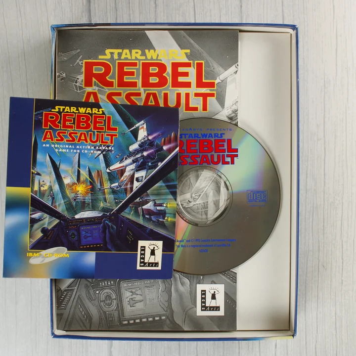 Star Wars Rebel Assault CD és kiskönyv