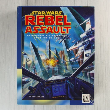 Star Wars Rebel Assault nagydobozos PC játék elölnézete