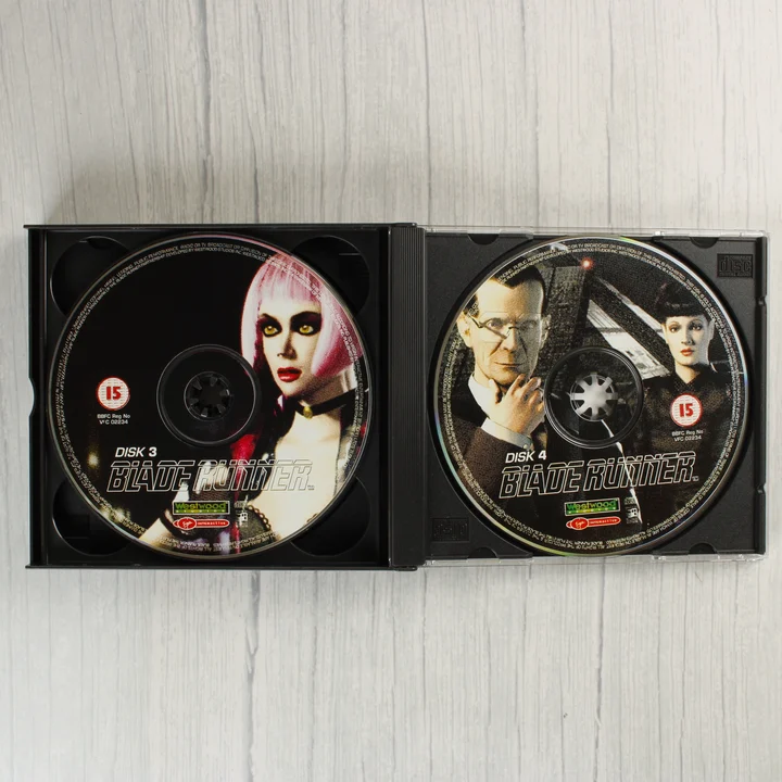 Blade Runner lemezek 3-4 Blade Runner 3. és 4. lemez a nyitott tokban