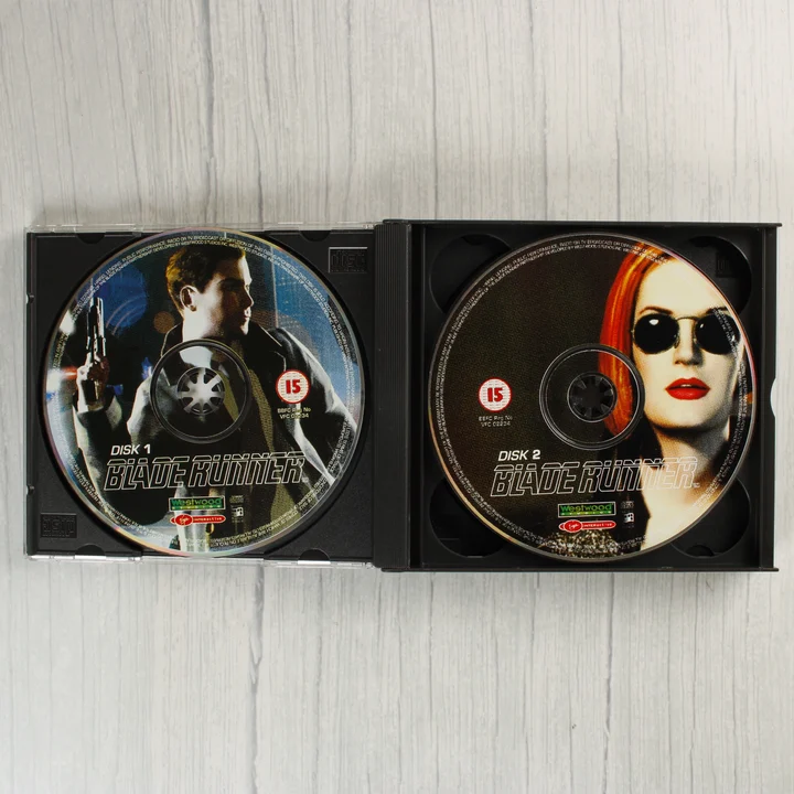 Blade Runner lemezek 1-2 Blade Runner 1. és 2. lemez a nyitott tokban