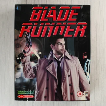 Blade Runner PC játék nagy dobozos kiadásának előlapja