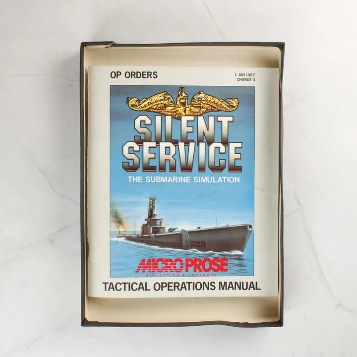 Silent Service kézikönyv Silent Service Tactical Operations Manual kézikönyv a dobozban