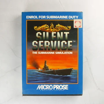 Silent Service Atari ST videójáték dobozának előlapja