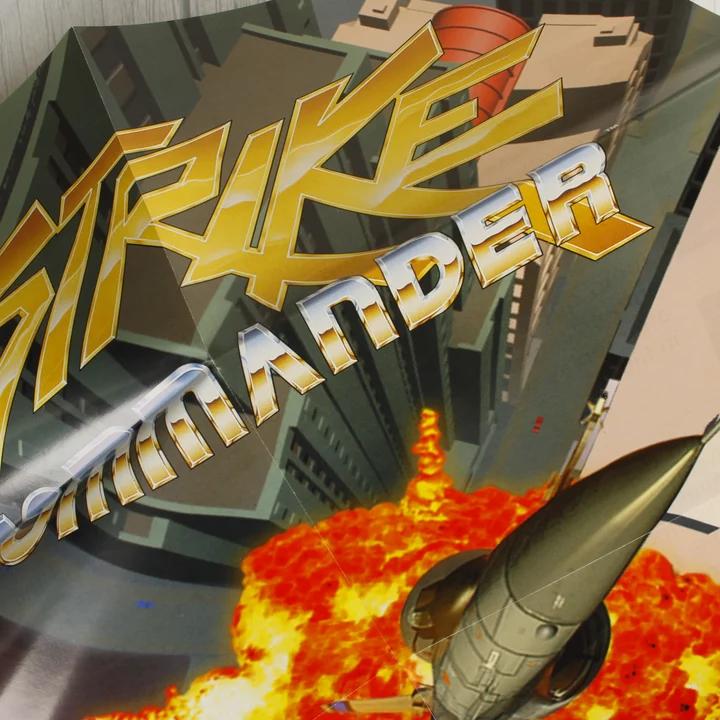 Strike Commander poszter Strike Commander videójáték színes posztere