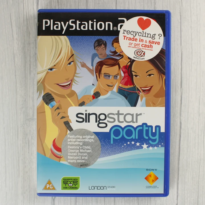SingStar Party PlayStation 2 játék tokjának előlapja
