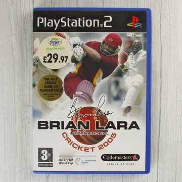Brian Lara International Cricket 2005 PlayStation 2 játék elölnézete