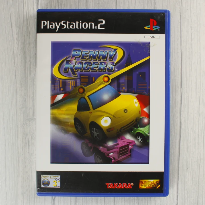 Penny Racers PlayStation 2 játék elülső borítója
