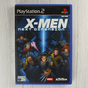 X-Men Next Dimension PlayStation 2 játék előlapi borítója