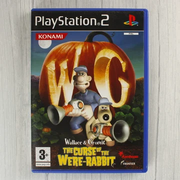 Wallace & Gromit: The Curse of the Were-Rabbit PS2 játék előlapja