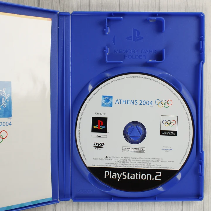 Athens 2004 PlayStation 2 lemez a tokban