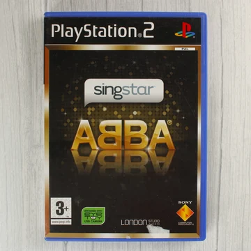 SingStar ABBA PlayStation 2 játék előlapja