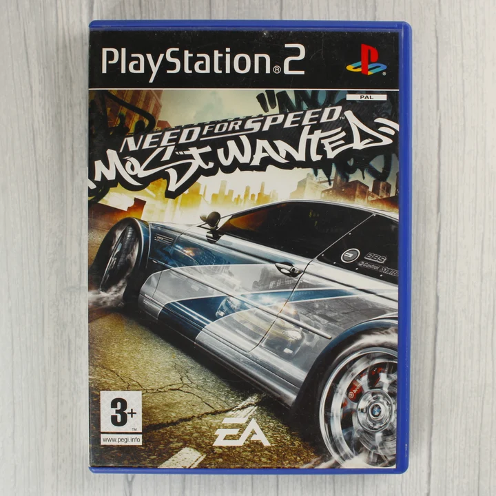 Need for Speed Most Wanted PlayStation 2 játék borítója