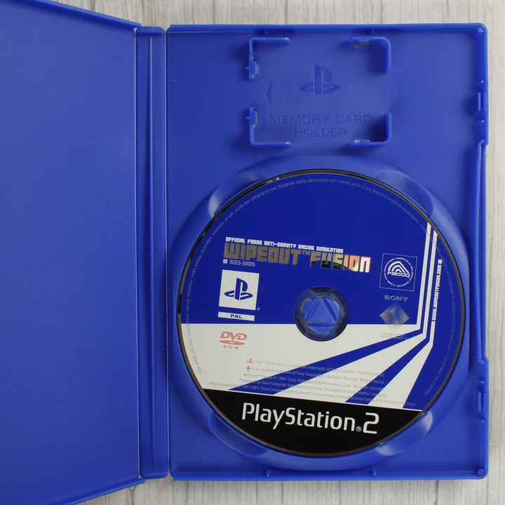 WipEout Fusion PS2 lemez WipEout Fusion PlayStation 2 lemez a tokban