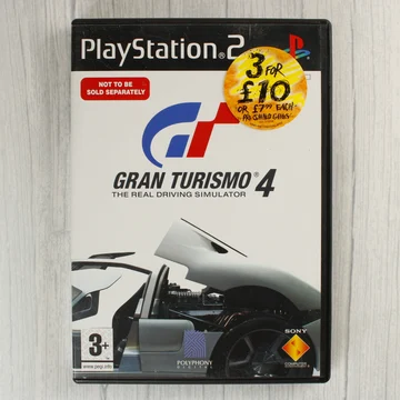 Gran Turismo 4 PlayStation 2 játék előlapja