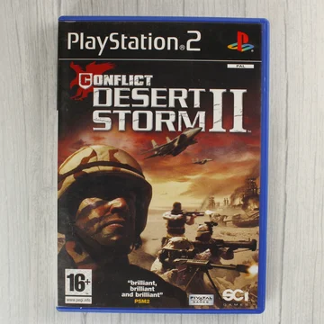 Conflict Desert Storm II PlayStation 2 játék előlapja