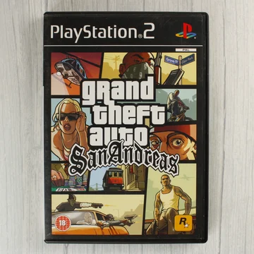 Grand Theft Auto San Andreas PlayStation 2 játék elülső borítója
