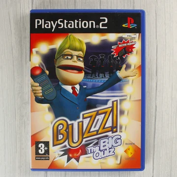 Buzz! The Big Quiz PlayStation 2 játék elülső borítója