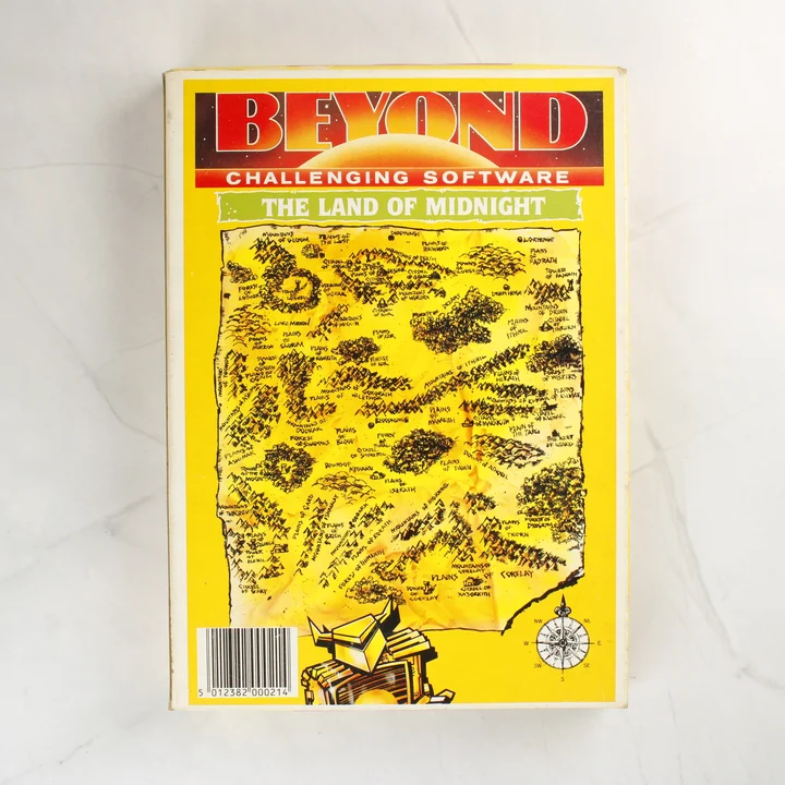 The Lords of Midnight Commodore 64 játék dobozának előlapja