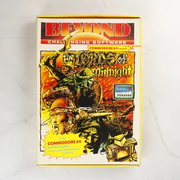 The Lords of Midnight doboz hátoldala térképpel