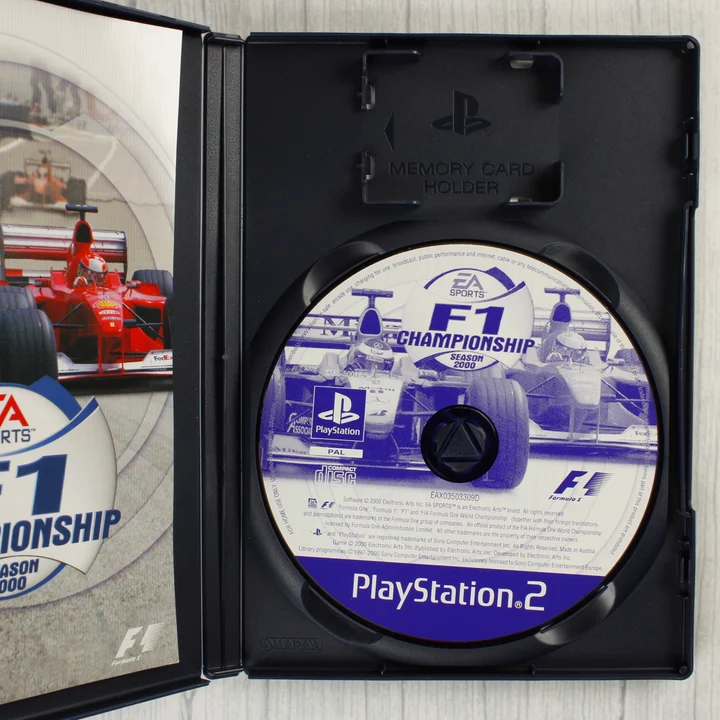 F1 Championship Season 2000 nyitott tok és lemez