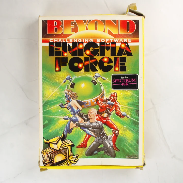 Enigma Force ZX Spectrum doboz kopott állapotban