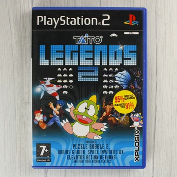 Taito Legends 2 PlayStation 2 játék előlapja