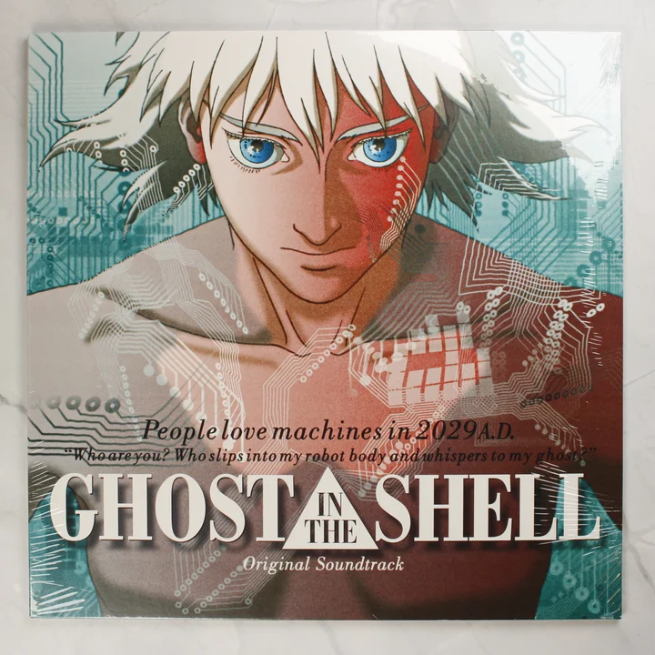 Ghost in the Shell filmzene bakelit lemez előlapja