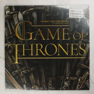Game of Thrones bakelit lemez borítója a vastrón kardjaival