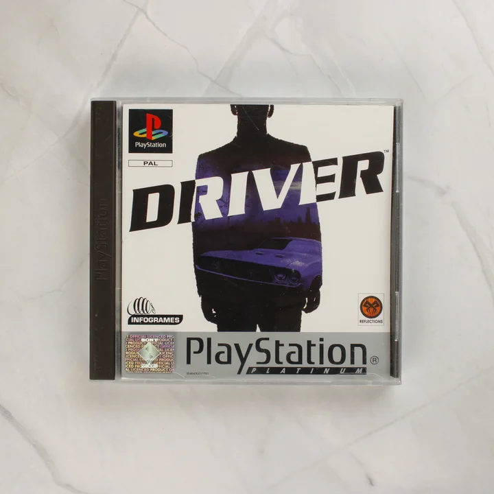 Driver PlayStation Platinum videójáték tokja elölről