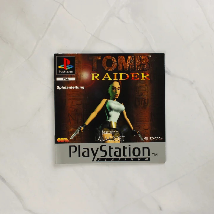 Tomb Raider PS1 Platinum kézikönyv Tomb Raider PlayStation Platinum használati útmutató